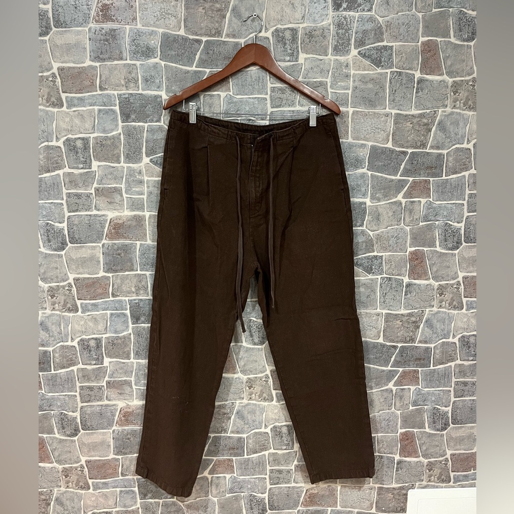 Brown Bukht Pants in Large